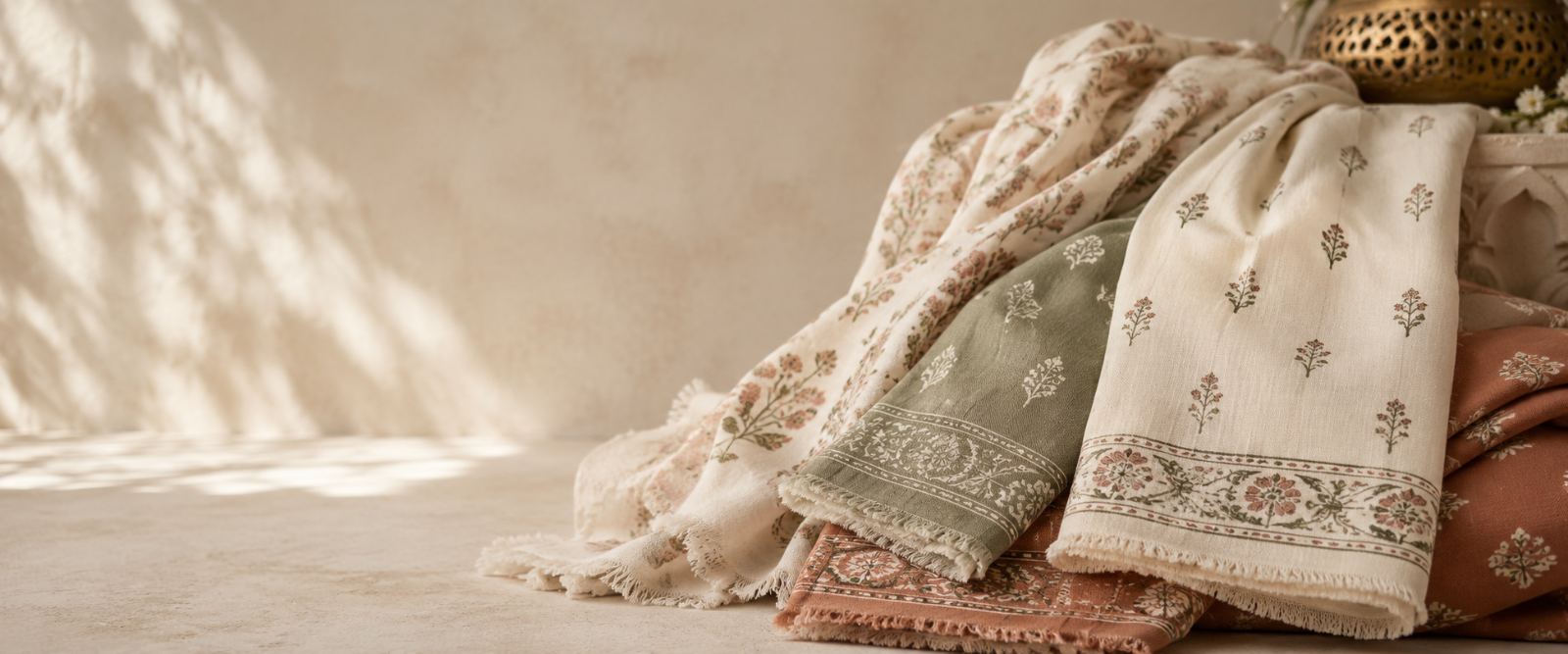 Puro naturally dyed handloom cotton textiles